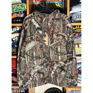 SOLDVintage Mossy Oak Camo Hooded Scent Control Jacket